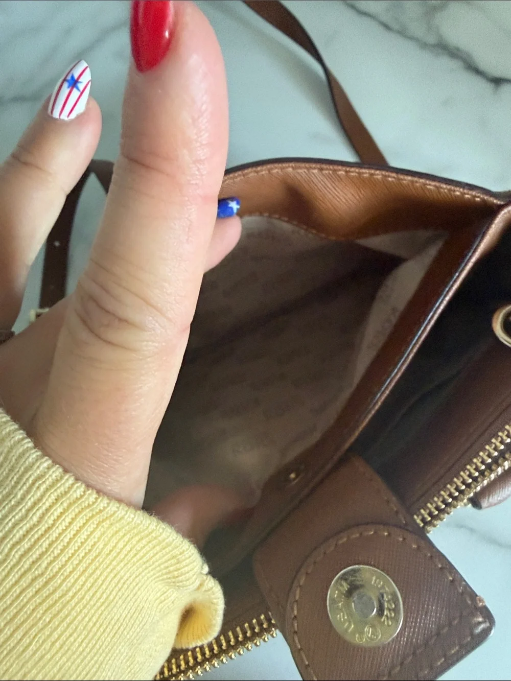 Michael Kors structured saffiano
